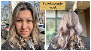 My purple shampoo's and masks / FANOLA NO YELLOW