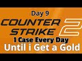 Day 9  case unboxing until i get a gold cs2shorts cs2moments csgo counterstrike  caseopening