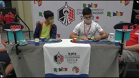 Kian Mansour - Rubik's Cube One-Handed North Ameri...