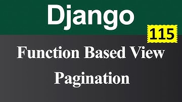 Pagination with Function Based View in Django (Hindi)