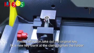 SEC-E9 cut the R O C key by using the tubular key clamp- obdii365