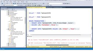 64   Constraints , Primary key & Foreign key   Microsoft  SQL Server