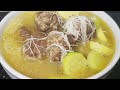 MEATBALL SOUP WITH MISUA AND PATOLA | PANLASANG PINOY | SOUP NG PINOY