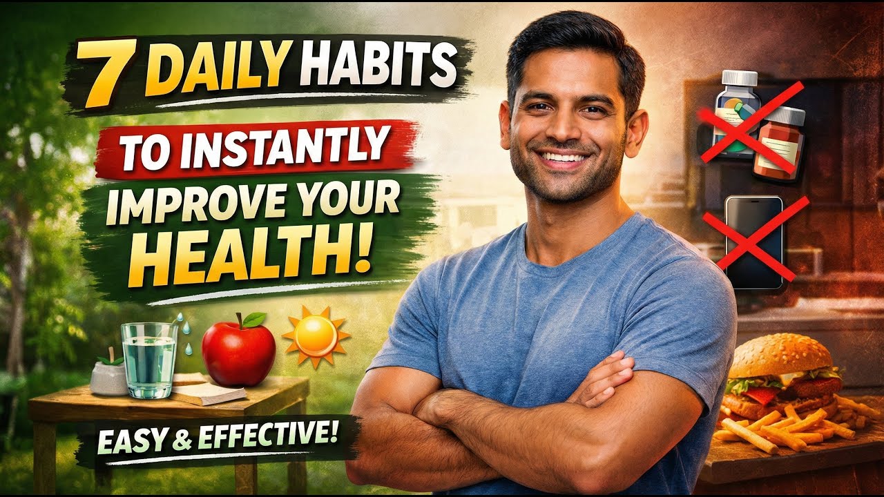 7 Daily Habits That Instantly Improve Your Health - YouTube