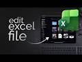 How to Edit Excel File in iPad (tutorial)