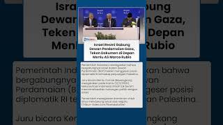 Indonesia Tegaskan Bela Palestina Meski Israel Gabung Dewan Perdamaian Serukan Solusi 2 Negara