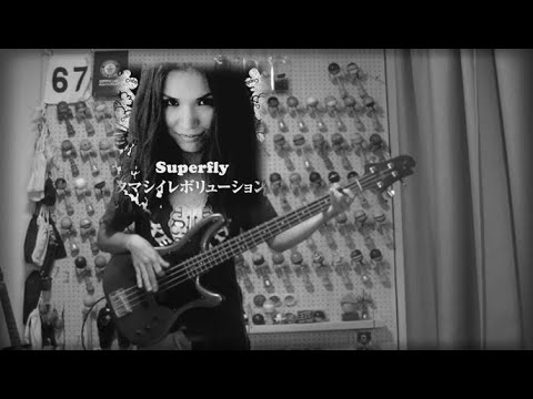 【ベース】笑顔で「タマシイレボリューション」を演奏してみた【Superfly】