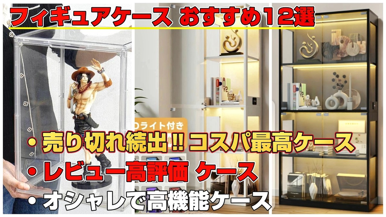 Figure Cases] Selling out fast!! 12 of the best value figure cases