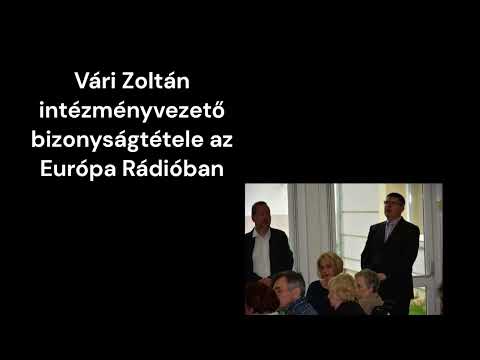 Vári Zoltán bizonyságtétele az Európa Rádióban