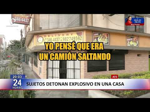 Suspects detonate explosive at a home in Ate