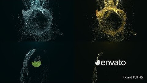 Epic Water Logo | After Effects Template | Logo Stings