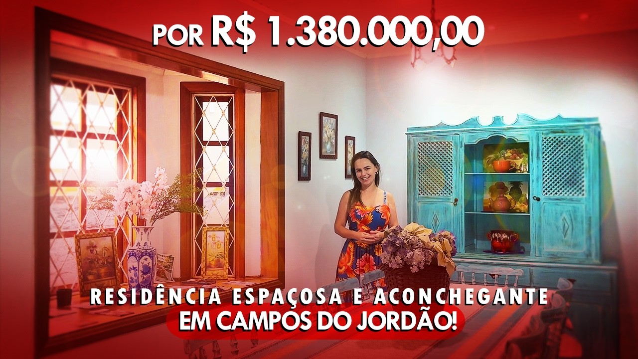 Vídeo do Imóvel: Casa à venda, 351 m² por R$ 1.380.000 - V Telma - Campos do Jordão/SP