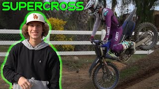 BACKYARD SUPERCROSS TRACK!!! (Moto Vlog)