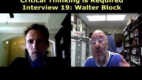 CTIR Interview 19: Walter Block (The Case for Discrimination)