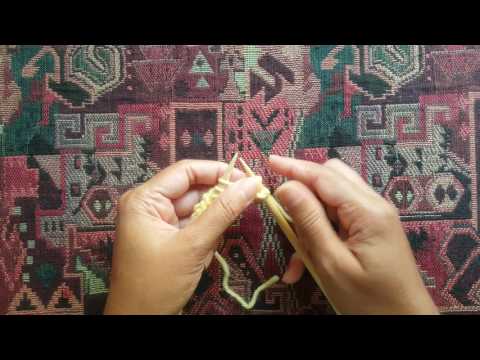 How to knit mesh lace: a Knittycat's Knits tutorial