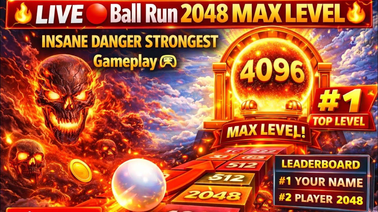 Ball run 2048: merge number #shortfeed #shortlive