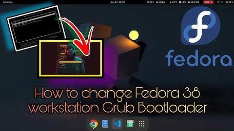 Fedora 38: Upgrade Your Bootloader with a Custom Grub Theme #CyberSynchro