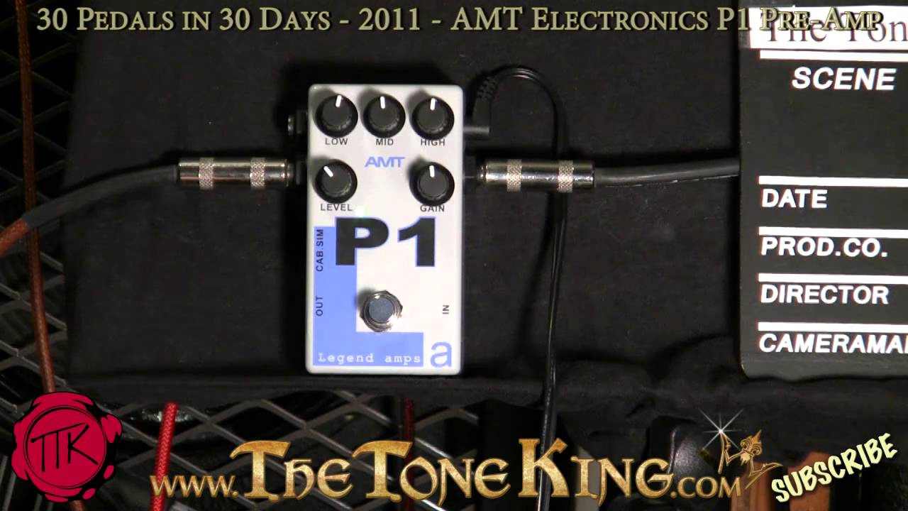 AMT Legend Amp Series P1 - Peavey 5150 Amplifier Preamp Pedal (NOS)