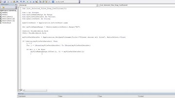 VBA Excel: How to automate multiple files