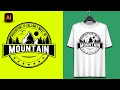 CUSTOM T-SHIRT DESIGN | ADVANCE T-SHIRT DESIGN TUTORIAL | T-SHIRT DESIGN IN ILLUSTRATOR | 2025