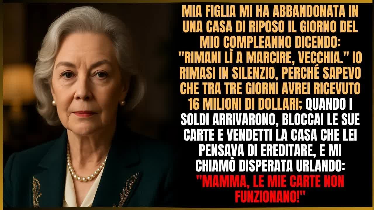 Nel mio compleanno, mia figlia mi ha abbandonata： “Sei morta per me!”… finché non ha scoperto tu