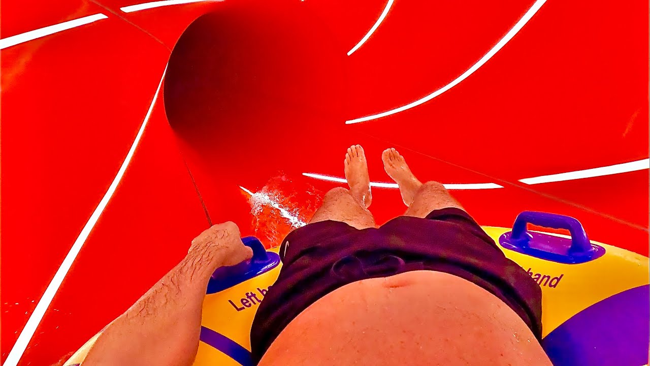 Rafting Water Slide Ride at Dünenbad Dörpen #waterpark 