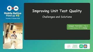 Improving Unit Test Quality - Mobile Native Meetup #2 screenshot 2