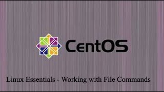 LE-10- CentOS 7 -  Working With File Commands(cat, cp, ls, mv, rm)