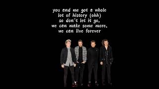 One Direction - History (lyrics)