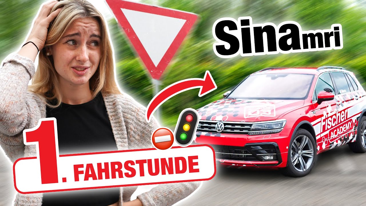 Erste Fahrstunde Schaltung mit Sinamri 😨 | Fischer Academy