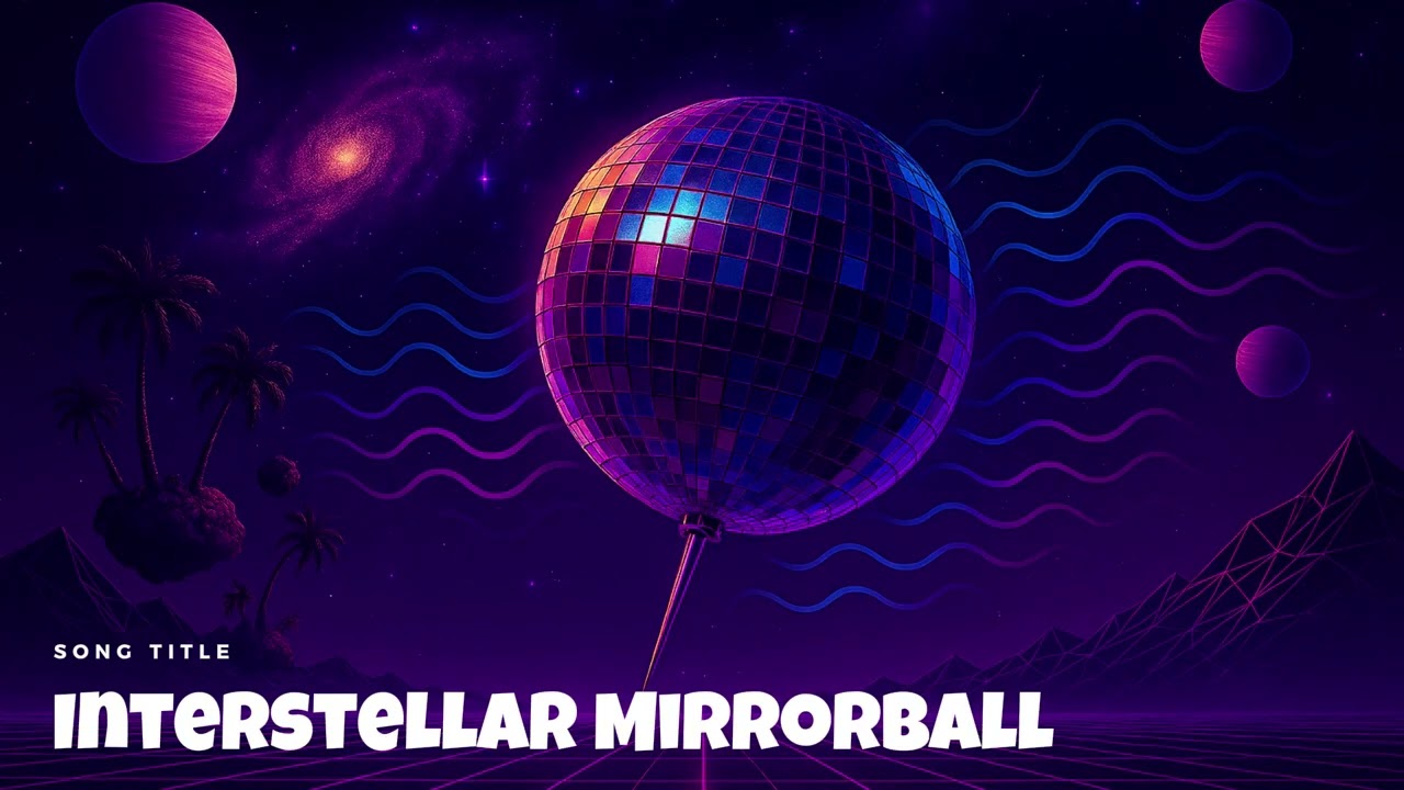 Retro Funk Synthwave – INTERSTELLAR MIRRORBALL | Instrumental Music for Focus & Relaxation