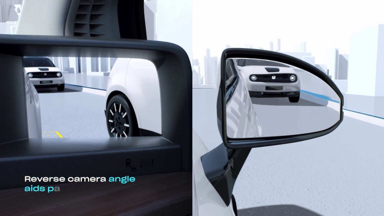 Retrovisores cámara en el nuevo Honda e eléctrico