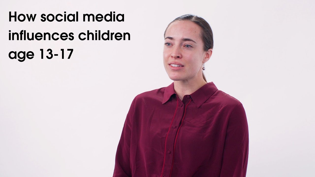 How social media influences the mental & behavioral health of children age 13 to 17