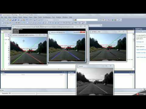 lane detection code2 using opencv