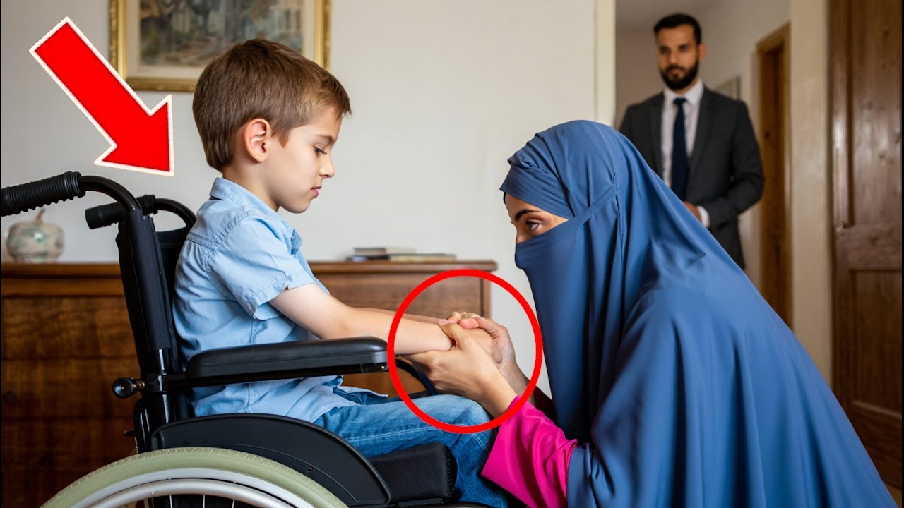 رجل مليونير استأجر مربية لطفلة من ذوي الأحتياجات الخاصة، وما رآه حطم القلب ..