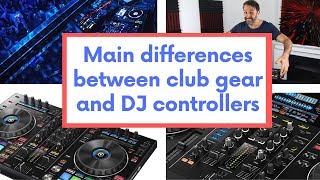 Difference between Pioneer DJ controllers and CDJs