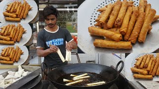 Crispy Spring Rolls Recipe | Original Bakery Recipe By Cooking With Kawish