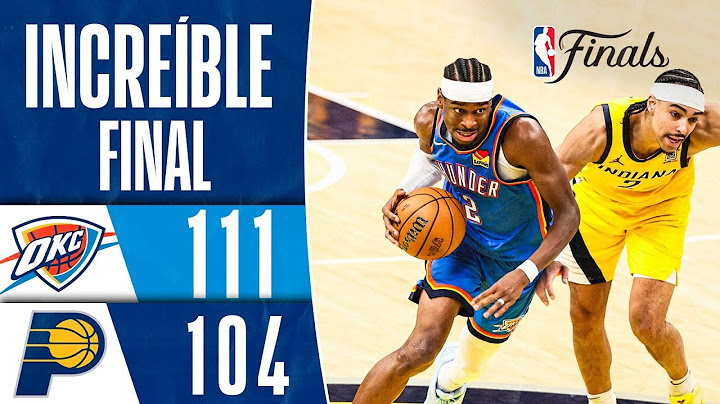 Últimos 5:00 minutos del INCREÍBLE FINAL del juego 4 de las NBA FINALS Pacers vs Thunder |13/06/2025