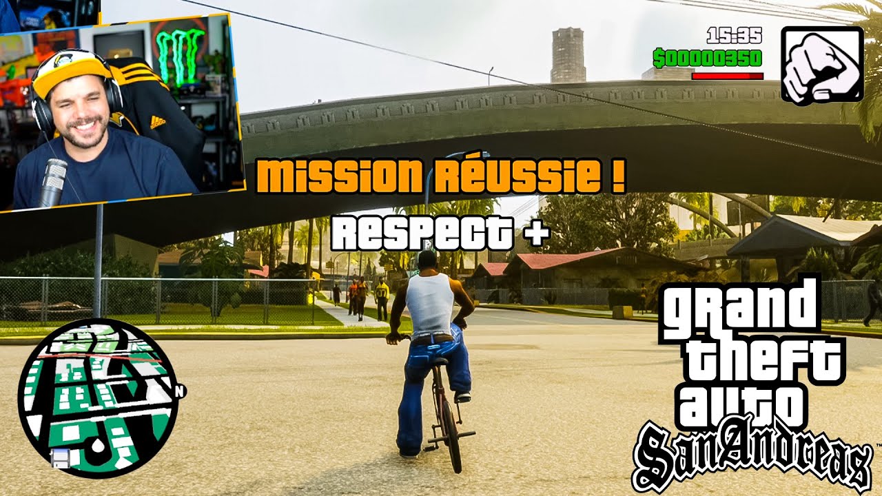 GTA SAN ANDREAS REMASTERED   GAMEPLAY DECOUVERTE Grand Theft Auto Trilogy Definitive Edition