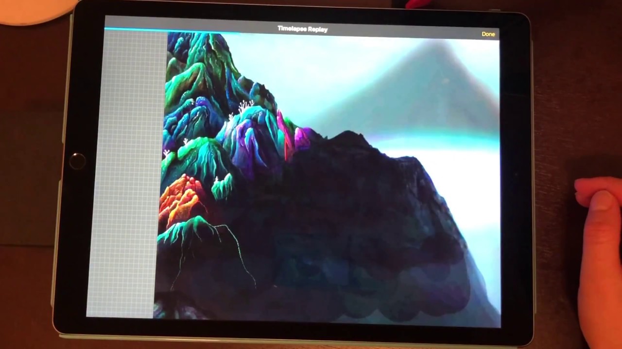 Apple Pencil / iPad Pro Mystical Water Painting in the art app, Procreate