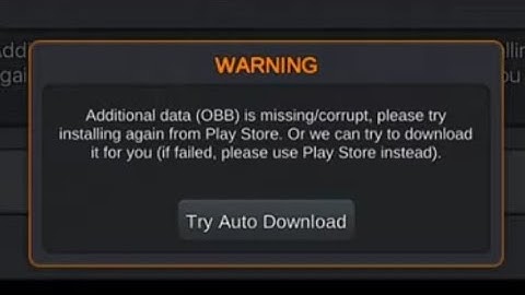 Fix Bus Simulator Indonesia Additional data OBB is missing/corrupted, please try installing again