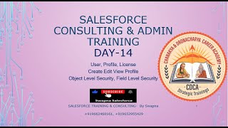 14 Salesforce Admin | User, Profile, License | Create Edit View Profile | Object Level Security