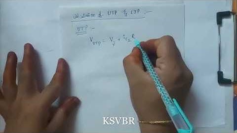 SCHMITT TRIGGER (2/2) -- EVALUATION OF UTP & LTP  | DERIVATION