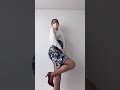 とてもセクシー！スカートとストッキング/韓国ナンバーワンの着替え下着モデルエブリン