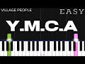 Village People - YMCA | EASY Piano Tutorial