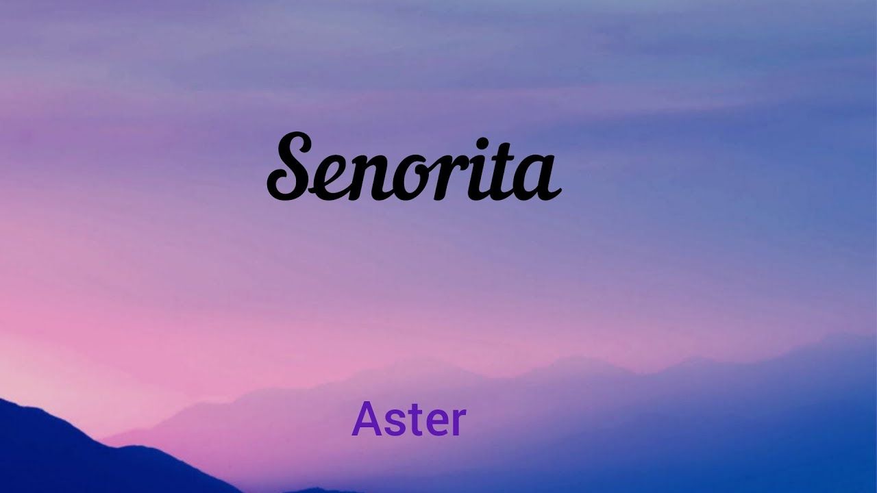 Senorita | Shawn Mendes | Lyrics - YouTube