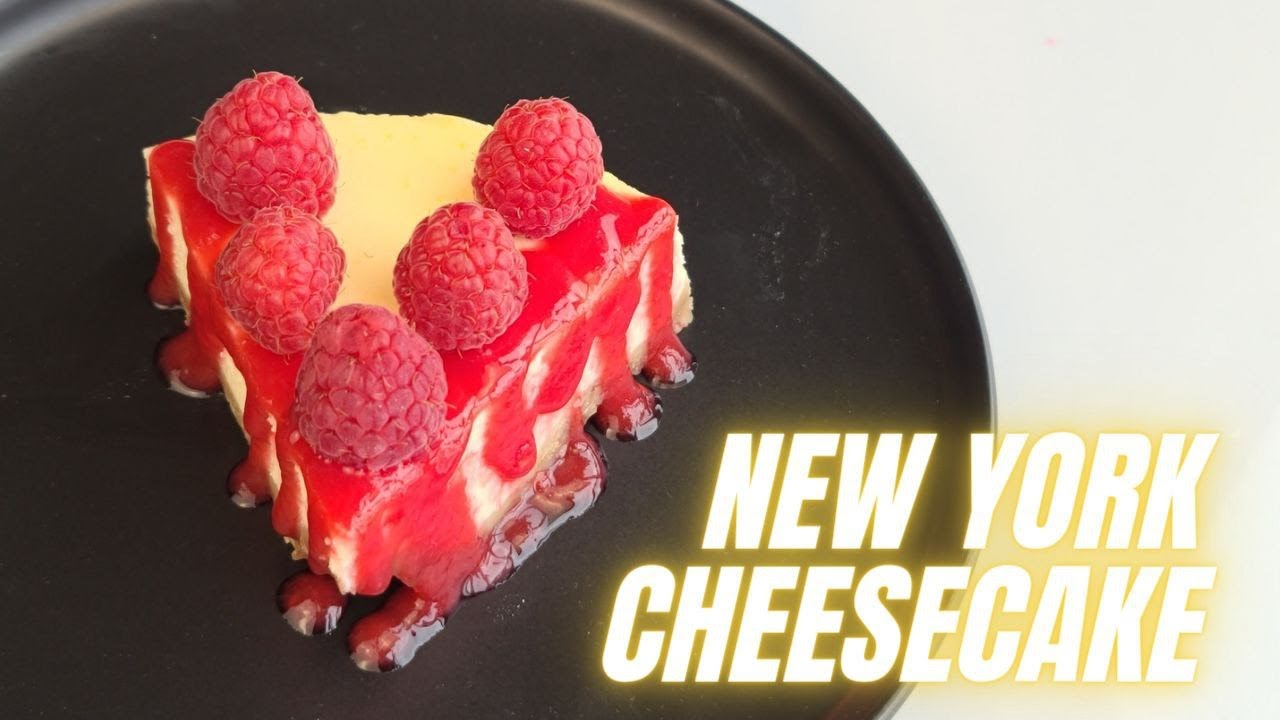 NEW YORK CHEESECAKE RECIPE EASY NEW YORK CHEESECAKE YouTube