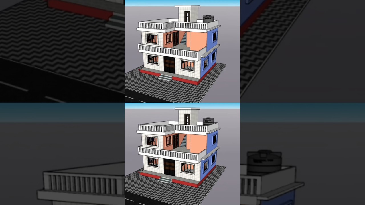 9 pillar 3bhk house plan with Cost | Low Budget House Design 