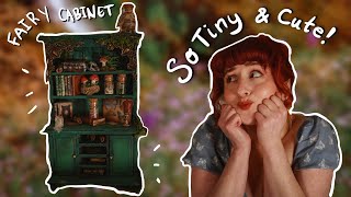 ✨ Making a Miniature  Fairy Cabinet/Apothecary because tiny things are cute  Fairycore DIY Project