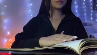 LOFI ASMR | close up gentle page turning tingles + book triggers, soft finger licking sounds